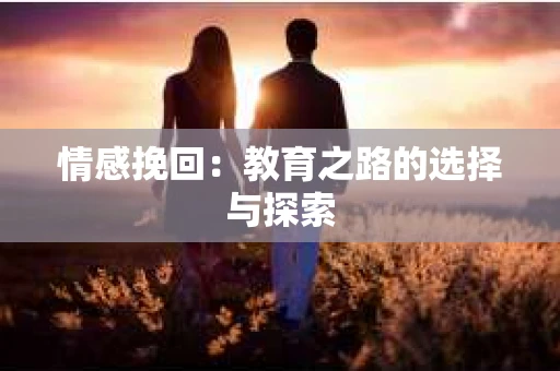 情感挽回：教育之路的选择与探索