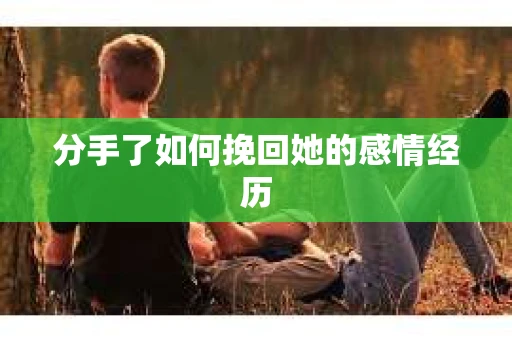 分手了如何挽回她的感情经历