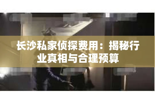 长沙私家侦探费用：揭秘行业真相与合理预算