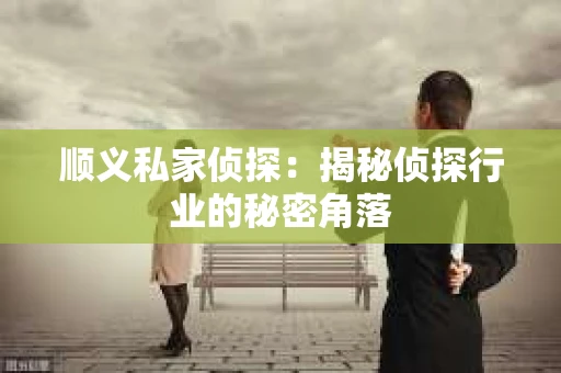 顺义私家侦探：揭秘侦探行业的秘密角落