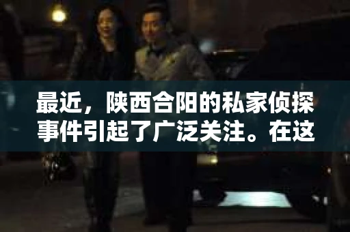 最近，陕西合阳的私家侦探事件引起了广泛关注。在这个信息爆炸的时代，隐私保护显得尤为重要。今天，我们就来聊聊这个事件，看看它背后的一些故事。
