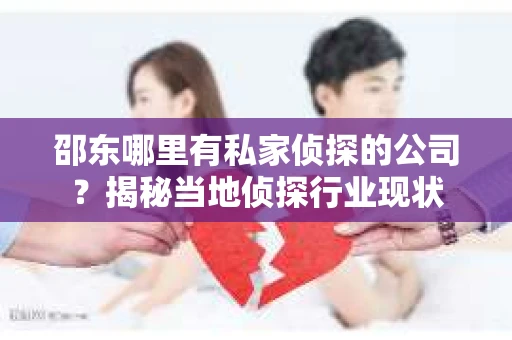 邵东哪里有私家侦探的公司？揭秘当地侦探行业现状