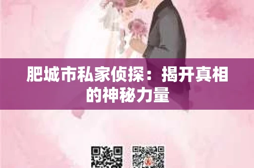 肥城市私家侦探：揭开真相的神秘力量