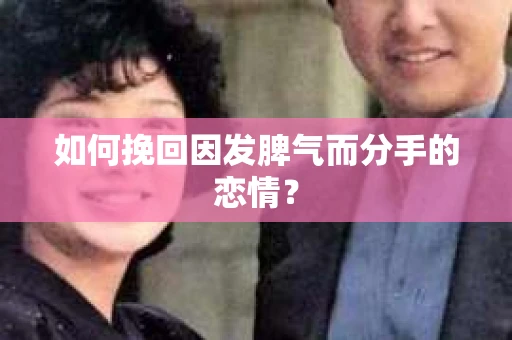 如何挽回因发脾气而分手的恋情? 如何挽回因发脾气而分手的恋情?