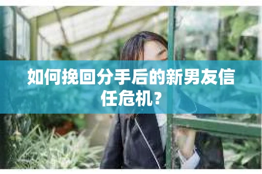 如何挽回分手后的新男友信任危机？