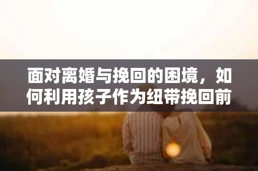 面对离婚与挽回的困境，如何利用孩子作为纽带挽回前夫的技巧？