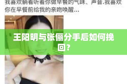 王阳明与张俪分手后如何挽回？