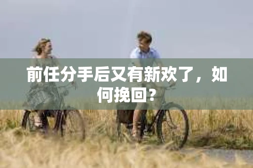 前任分手后又有新欢了，如何挽回？